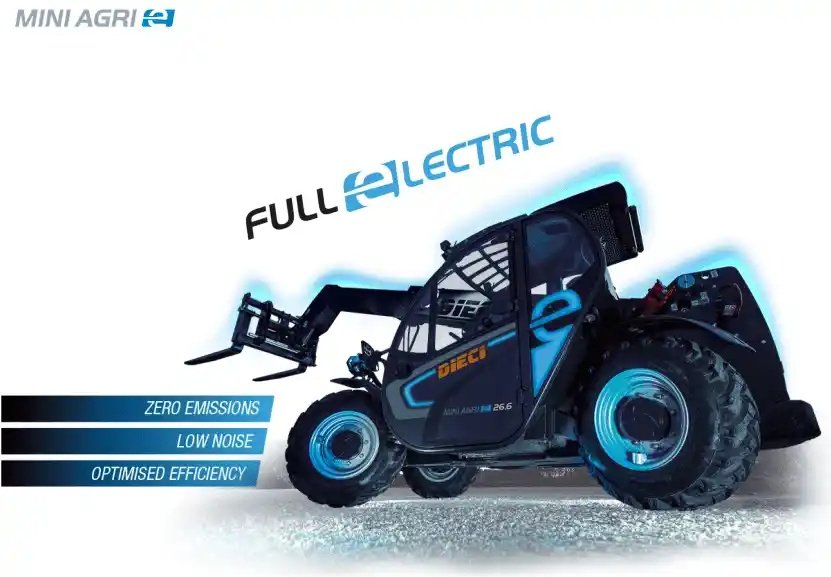 DIECI Mini Agri-e elektromos teleszkópos rakodó