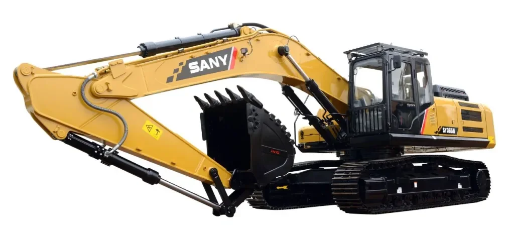 SANY SY365H 39 tonnás lánctalpas kotró katalógus borítókép