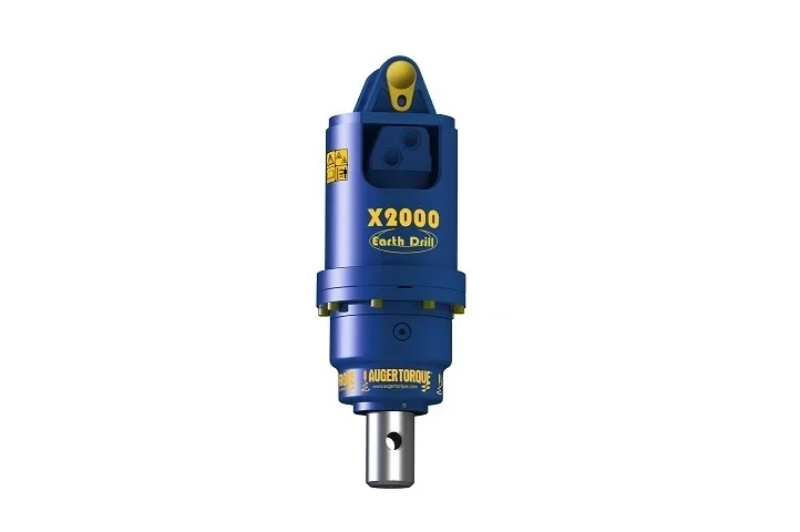 Auger Torque 1200, X1500, X2000, X2500 750 kg-3 t közötti minikotrókhoz ajánlott hidraulikus talajfúró