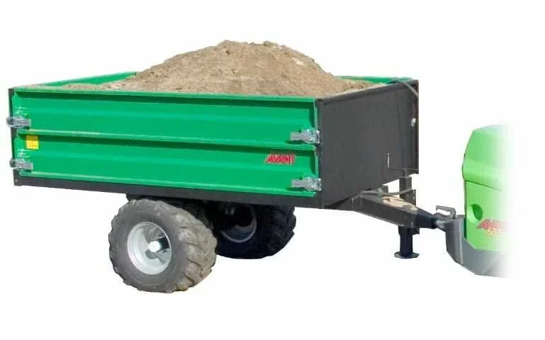 Avant billenthető utánfutó 1200 és 1800 kg teherbírás hidraulikusan billenthető