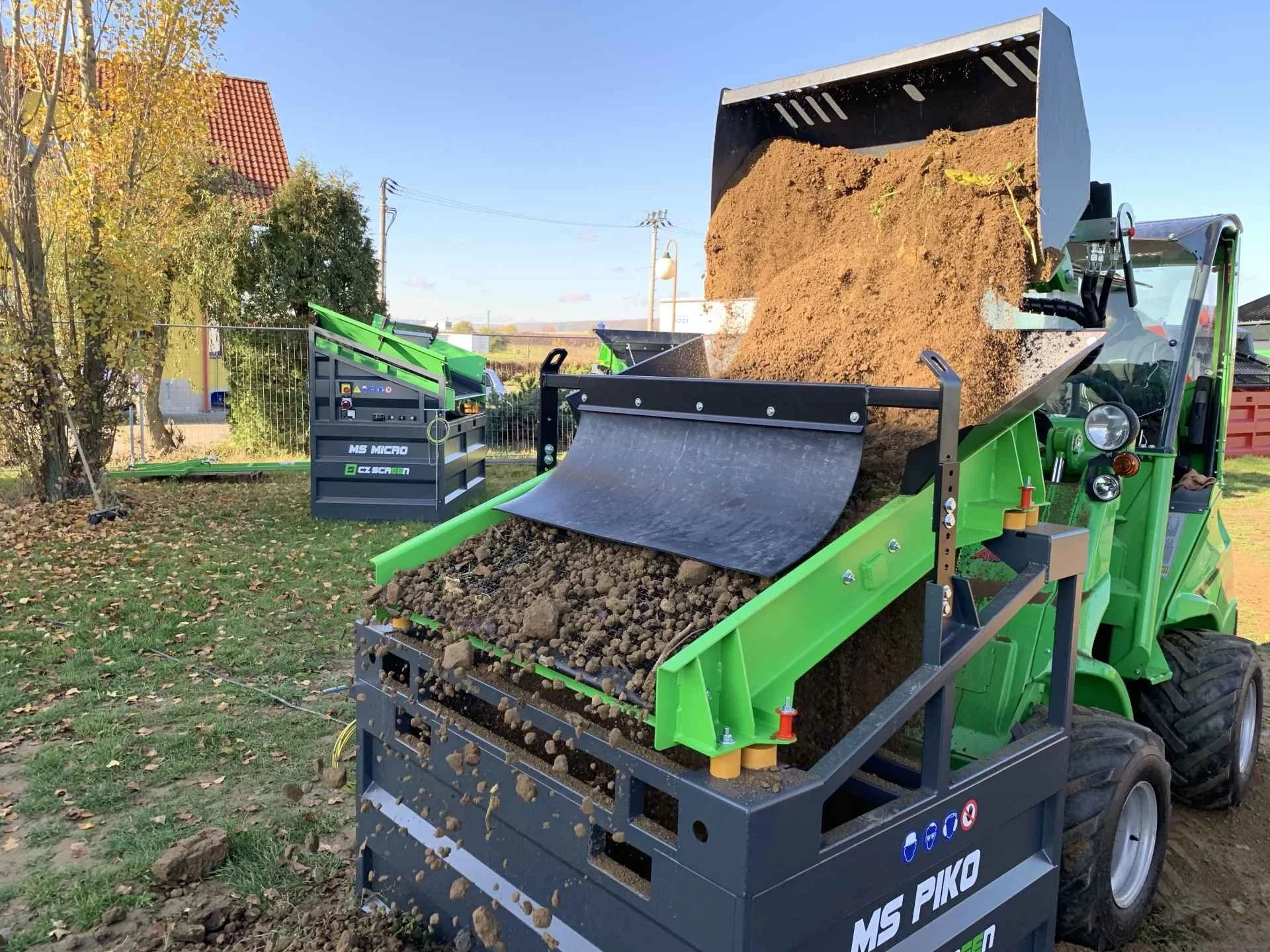 CZ screen MS PIKO elektromos 230 v - 0,3 kw  mobil rosta
