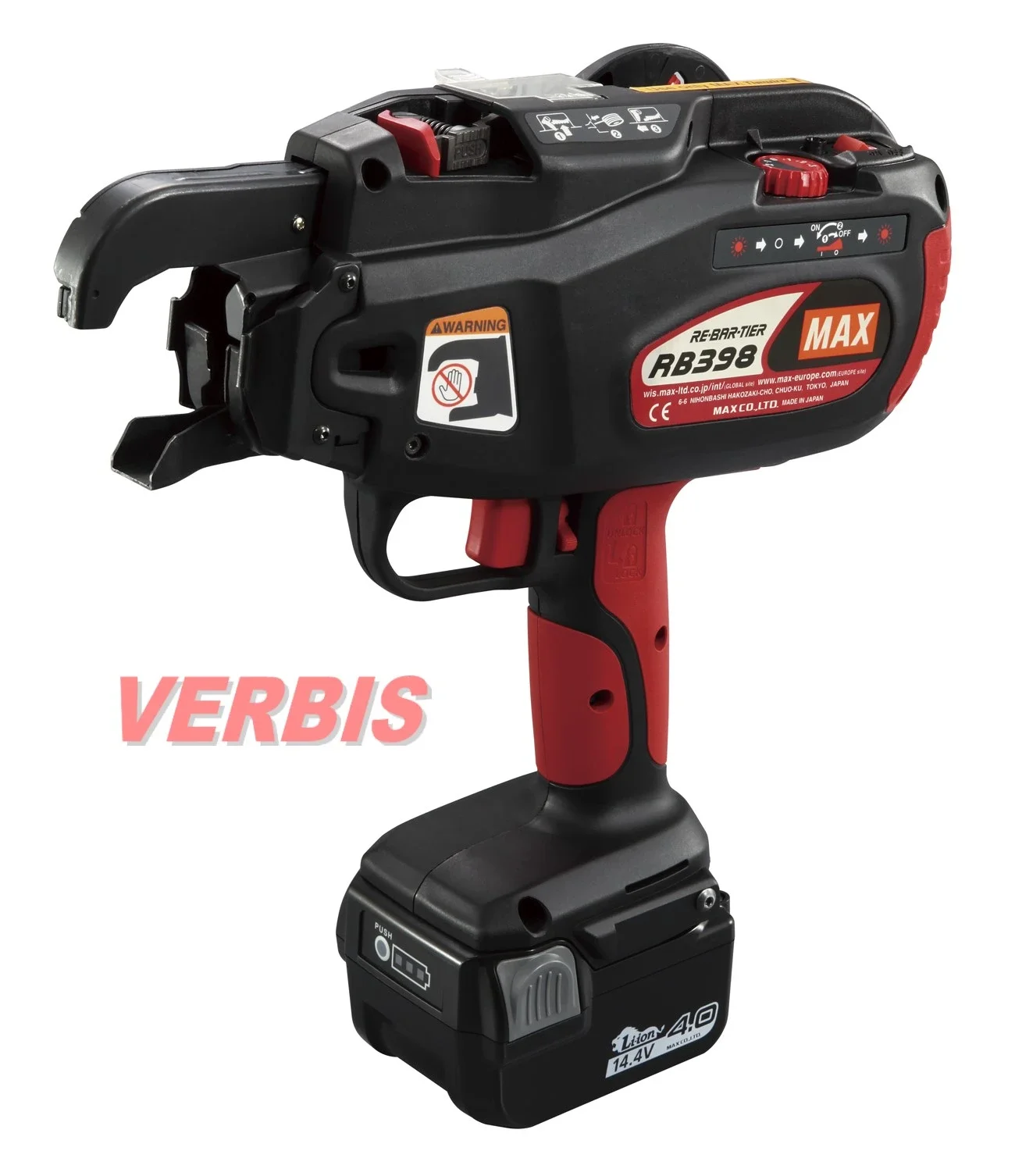 MAX RB398 0,8 mm-es huzalhoz ipari betonvas kötöző