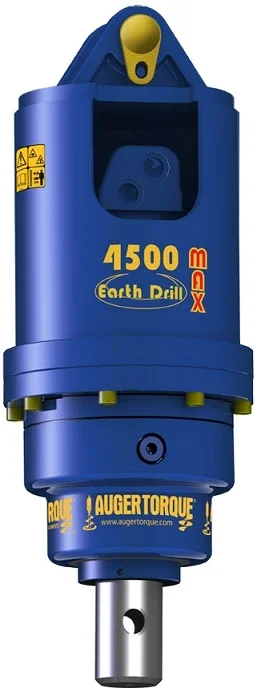 Auger Torque 3500MAX, 4500MAX 80le alatti low flow kompakt rakodóhoz ajánlott hidraulikus talajfúró adapter