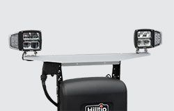 Hilltip pick-up-ra szerelhető hótolólap MUNKALÁMPA KERET LED FÉNYSZÓRÓKKAL