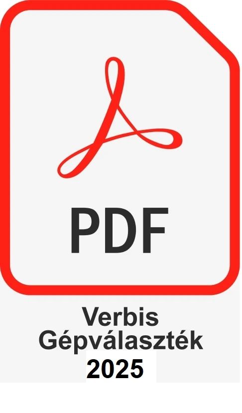 Verbis gépválaszték 2025