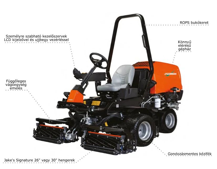 Jacobsen TR320 felépítése