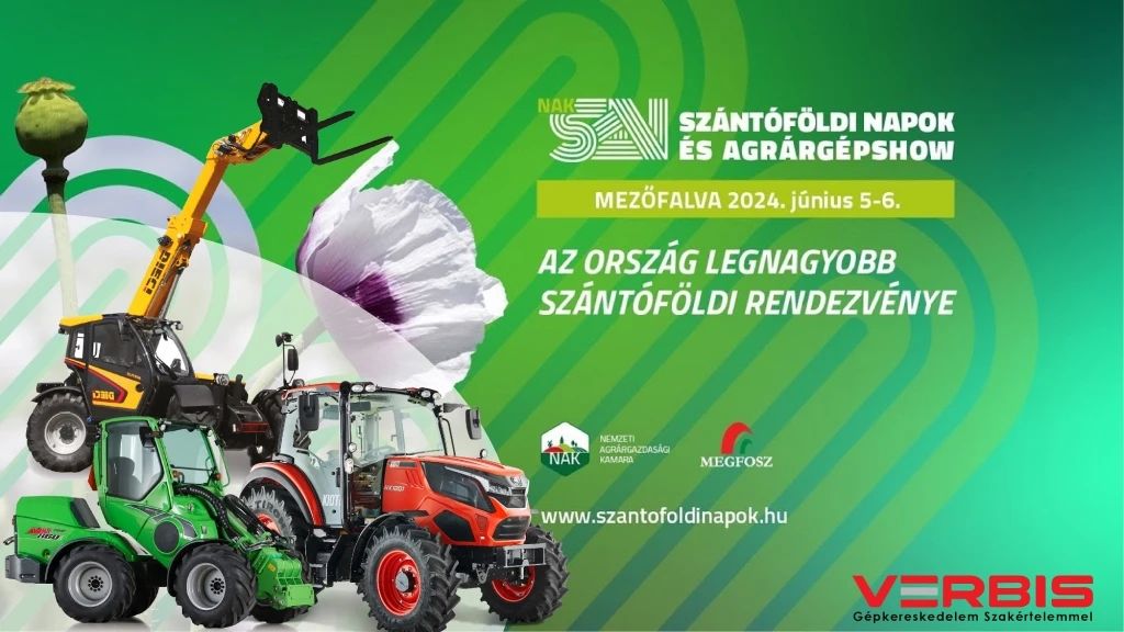 NAK Szántóföldi Napok és AgrárgépShow 2024 VERBIS