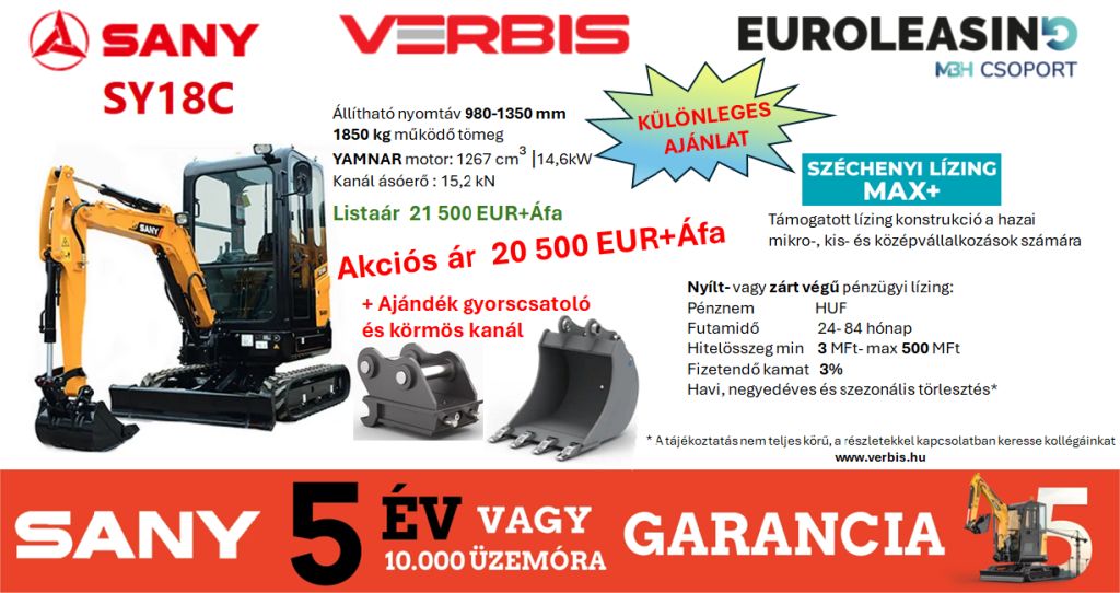 SY18C lízing ajánlat