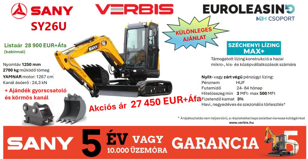 SY26U lízing ajánlat