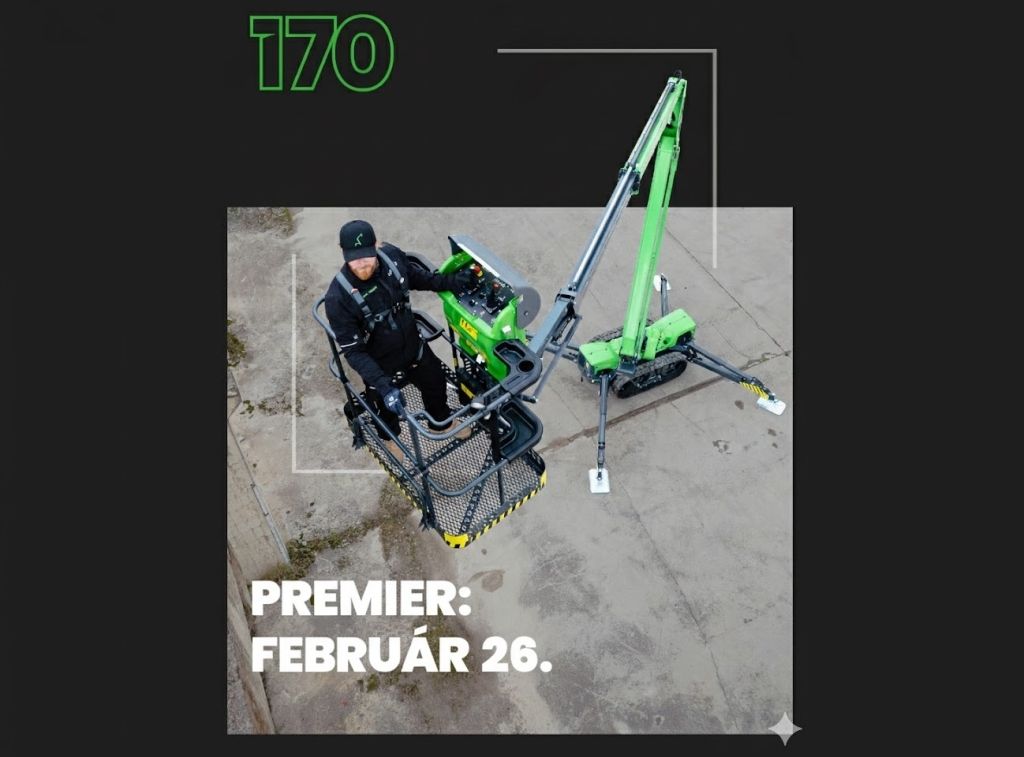 Világpremier a Verbis Kft-nél: érkezik az úk pókemelő a LEGUAN-tól!