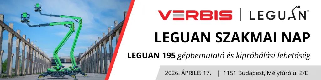 Leguan szakmai nap 2026 április 17-én a Verbis Kft. központjában