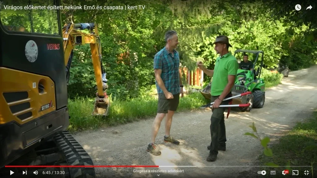 Verbi munkagépek a kertTV-ben