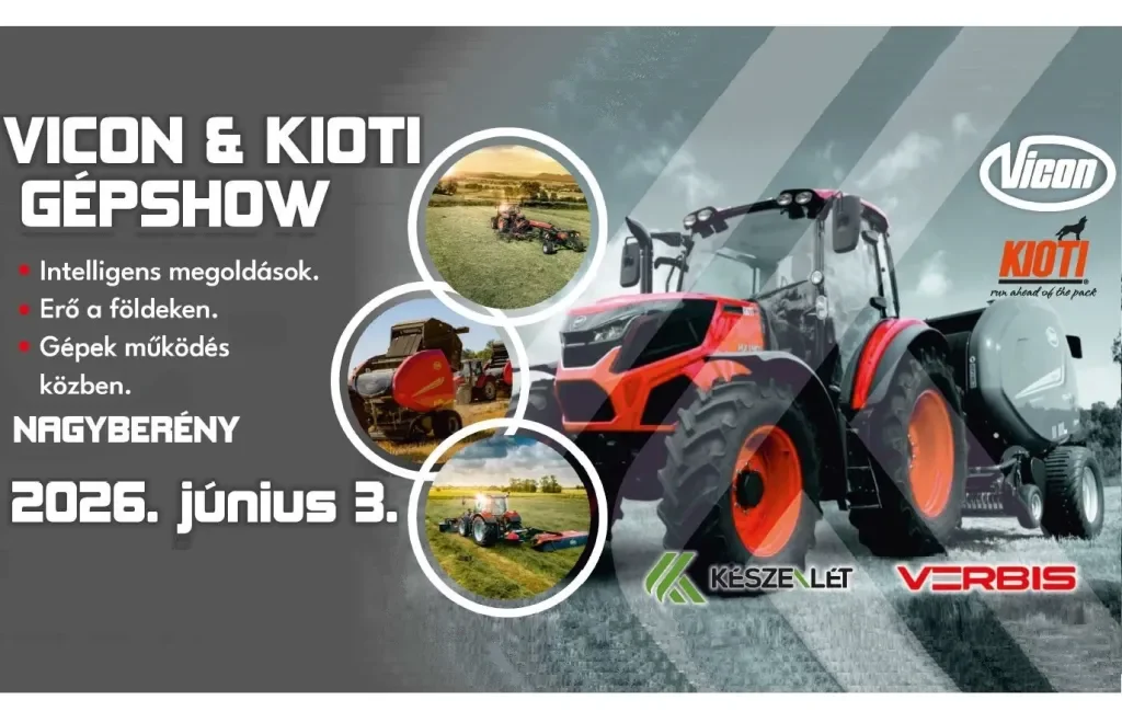 VICON-KIOTI Gépshow Nagyberény