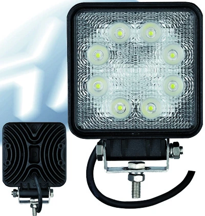 Univerzális LED-es munkalámpa 8 led négyszög