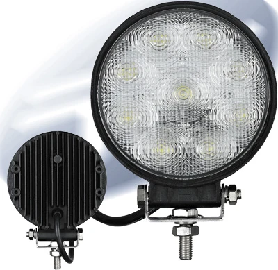 Univerzális LED-es munkalámpa 9 led kerek