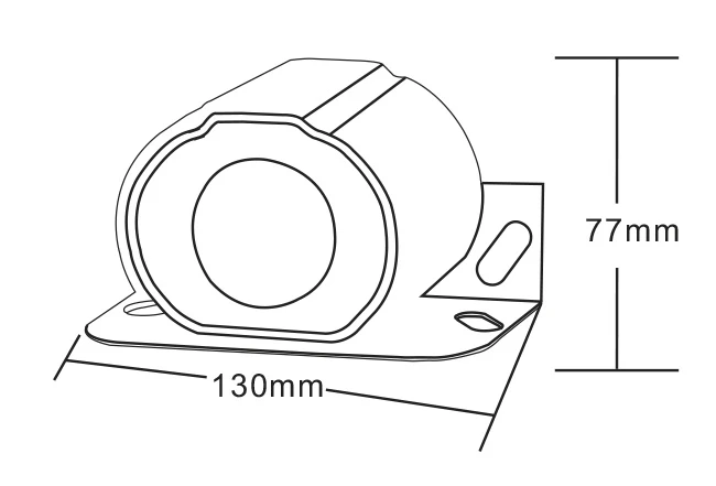 Tolat&aacute;sjelző 107 dB m&eacute;retek