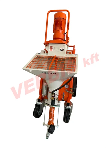 PFT RITMO XL FC 230/400 száraz előkevert anyagok és szigetelőanyagok felhordásához egy/háromfázisú vakológép 4