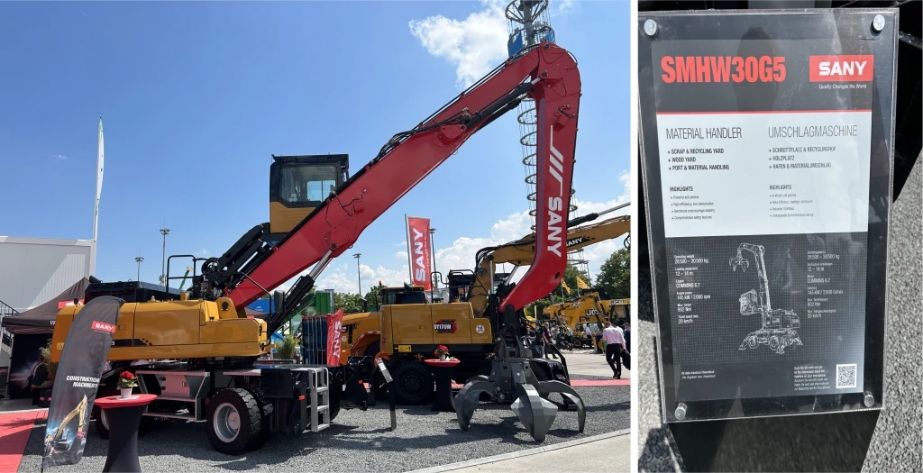 SANY átrakógép IFAT