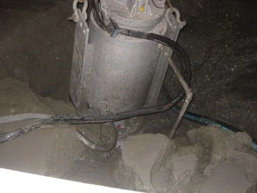 Dragflow EL 5-12,5 sűrű anyagokhoz! elektromos keverőlapátos merülő kotrószivattyú 6