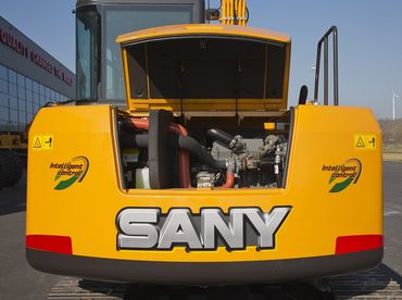 Sany SY75C 7,28 tonnás gumiláncos kotrógép