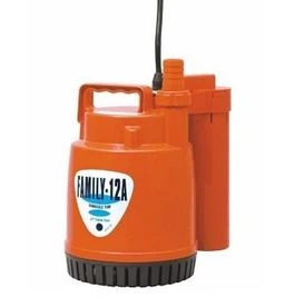 Tsurumi FAMILY-12 merülőmotoros szivattyú (háztartási) ideális az üledékvíz eltávolításához 1 mm rétegvastagságig 2