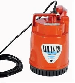 Tsurumi FAMILY-12 merülőmotoros szivattyú (háztartási) ideális az üledékvíz eltávolításához 1 mm rétegvastagságig 3
