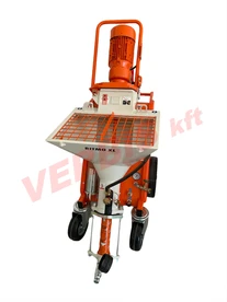 PFT RITMO XL FC 230/400 száraz előkevert anyagok és szigetelőanyagok felhordásához egy/háromfázisú vakológép 4