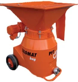 PFT SILOMAT trans plus bag 140 automatikusan szállítja a gyári szárazanyagokat pneumatikus anyagtovábbító 2