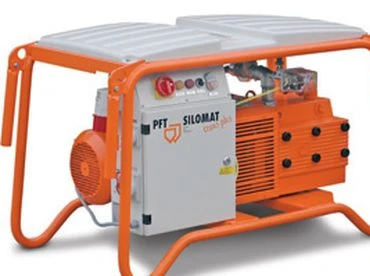 PFT SILOMAT trans plus bag 140 automatikusan szállítja a gyári szárazanyagokat pneumatikus anyagtovábbító 3