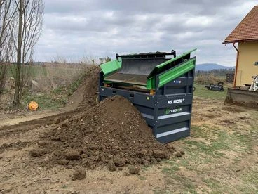CZ screen MS MICRO+ elektromos 400 v, 0,75 kw  mobil rosta