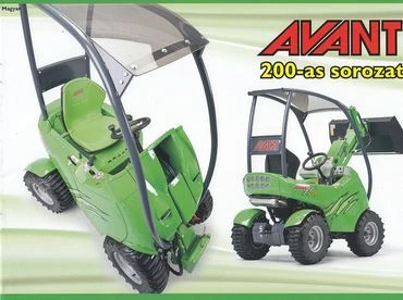 Avant 220 könnyű és kicsi házkörüli fenntartógép univerzális minirakodó 2