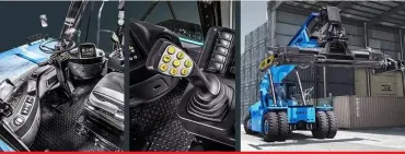 SANY elektromos konténerrakodó kabin és gép