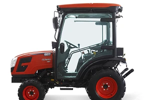 A Kioti CX széria kényelmes ülés felfüggesztés