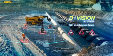 DIECI weboldal nyitólapja