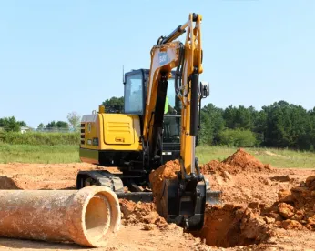 sy60c kanálmerítés közben