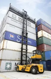 SANY SDCY90K 8 emelet magasra rakodja az üres konténert