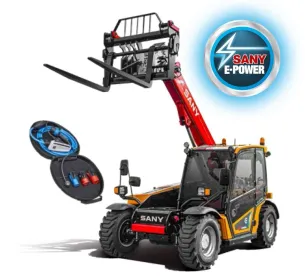 SANY STH625e hordozható töltőkészlet 230V 370V adapterekkel