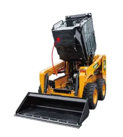 SS210R felemelhető kabinja miatt könnyű a szerelhetőség