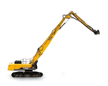 SANY SY500HRD hosszú gémes bontógép katalógus képe jobb oldalnézetből