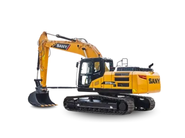 SANY SY215NlC 2540mm széles kotró katalógus kép hátsó profilból