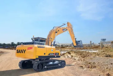 SANY SY215NlC 2540mm széles kotró terepen