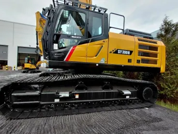 SANY SY390H lánctalpas kotró  torony képe oldalnézetben