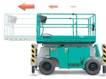 IMER Access IM 11180 DE 500 kg teherbírás Önjáró ollós emelő 4