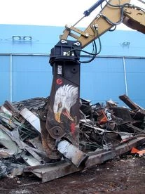 Mantovanibenne SH sorozat acélszerkezetek feldarabolására acélvágó olló 11