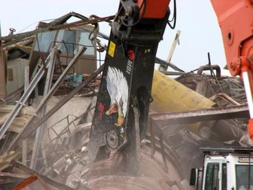 Mantovanibenne SH sorozat acélszerkezetek feldarabolására acélvágó olló 4