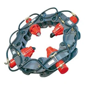 Mantovanibenne Oszloptörő a földből kilógó kör- és négyzet  alapú cölöposzlopok bontására  oszloptörő  11