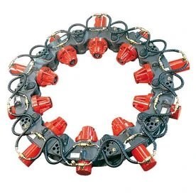 Mantovanibenne Oszloptörő a földből kilógó kör- és négyzet  alapú cölöposzlopok bontására  oszloptörő  12