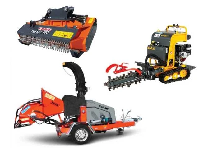 Erdészeti és kertészeti gépek